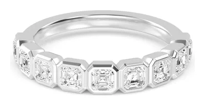 Isadora Asscher Lab-Grown Diamond Ring in white gold