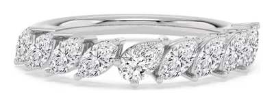 Rosalie Mixed-Cut Lab-Grown Diamond Ring in white gold