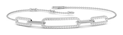 Celeste Round Lab-Grown Diamond Bracelet in white gold