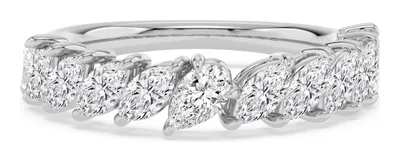 Cleo Mixed-Cut Lab-Grown Diamond Ring in white gold