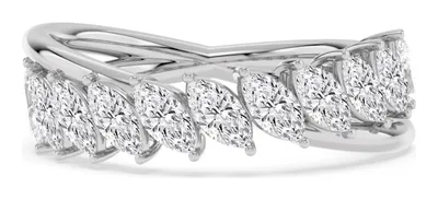 Marcella Marquise Lab-Grown Diamond Ring in white gold