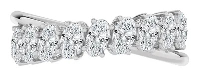 Oriana Oval Lab-Grown Diamond Ring in white gold