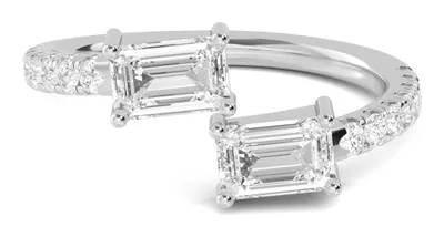 Marielle Mixed-Cut Lab-Grown Diamond Ring in white gold