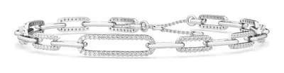 Aria Round Lab-Grown Diamond Bracelet in white gold