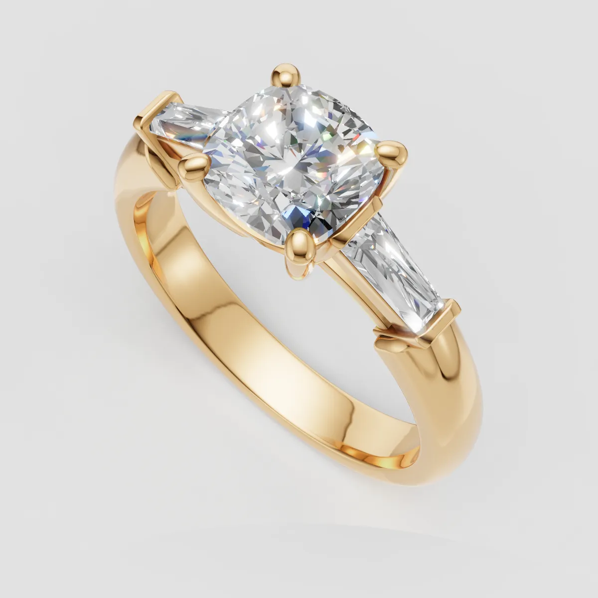 Hero image for Hayley Three Stone tapered baguette