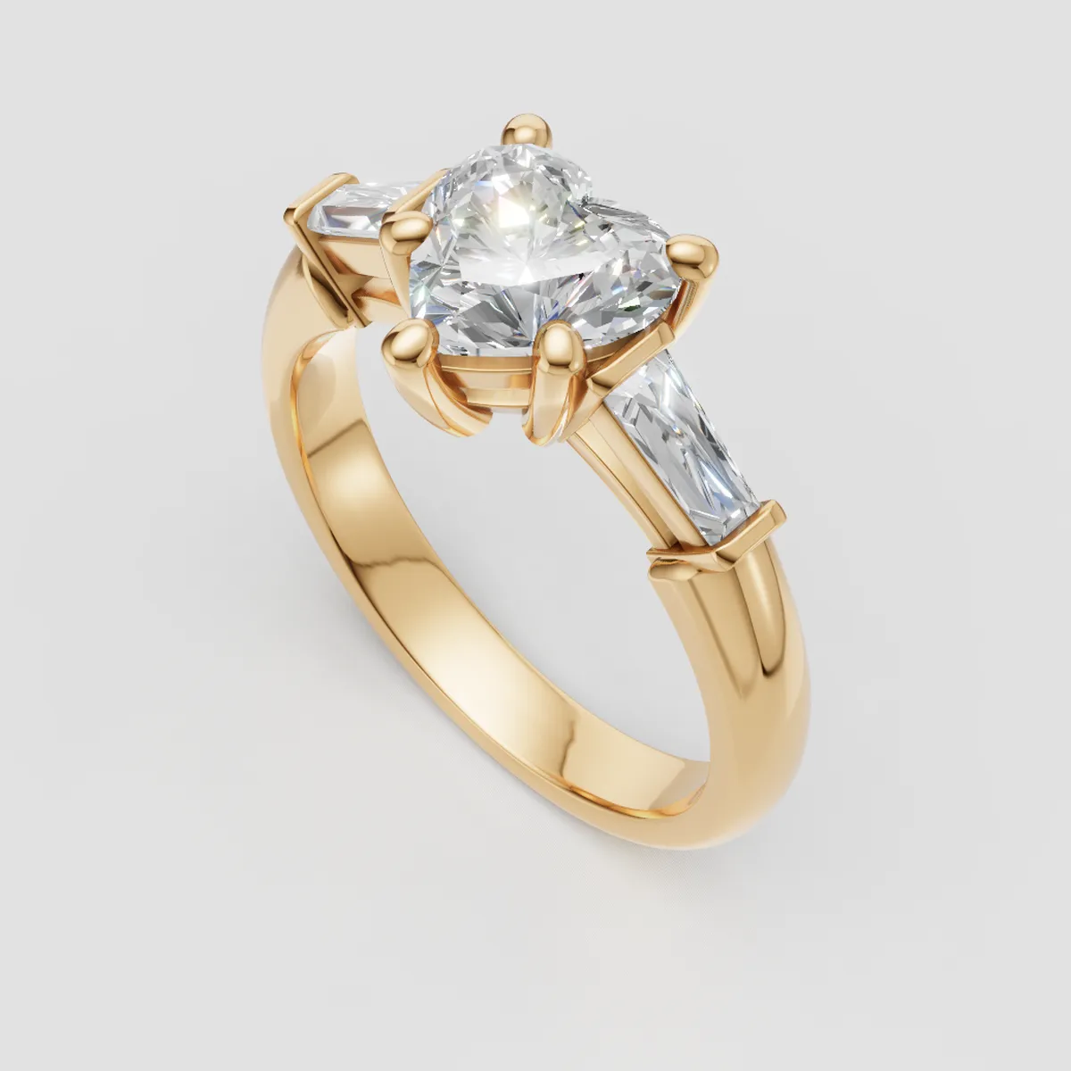 Hero image for Hayley Three Stone tapered baguette