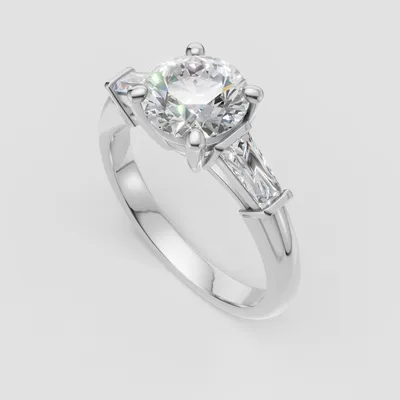 Hero image for Hayley Three Stone tapered baguette