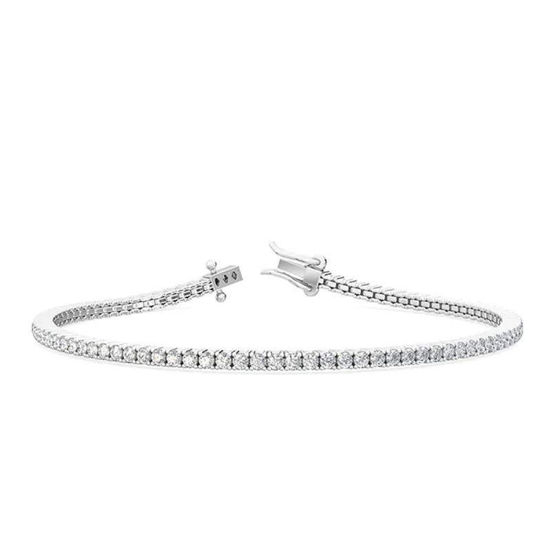 2ct Diamond Tennis Bracelet in white gold