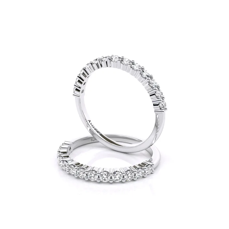 Elizabeth Shared Claw Diamond Band, 0.40ct, in 18kt white gold