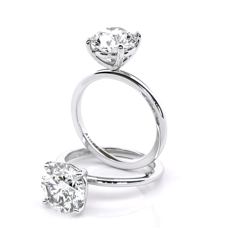 Rain Six Claw Solitaire engagement ring