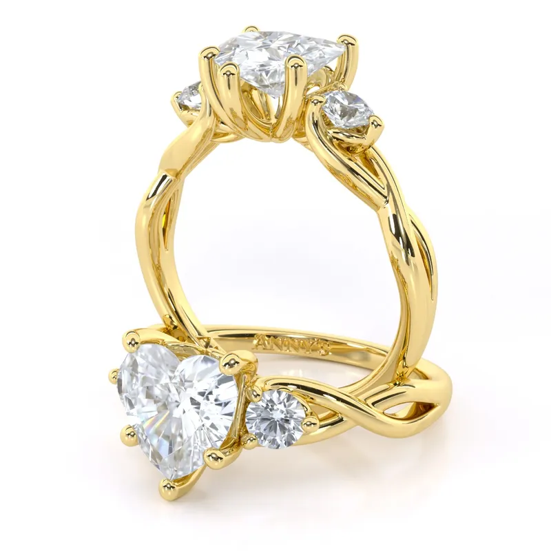 Tracey Twist Three Stone engagement ring