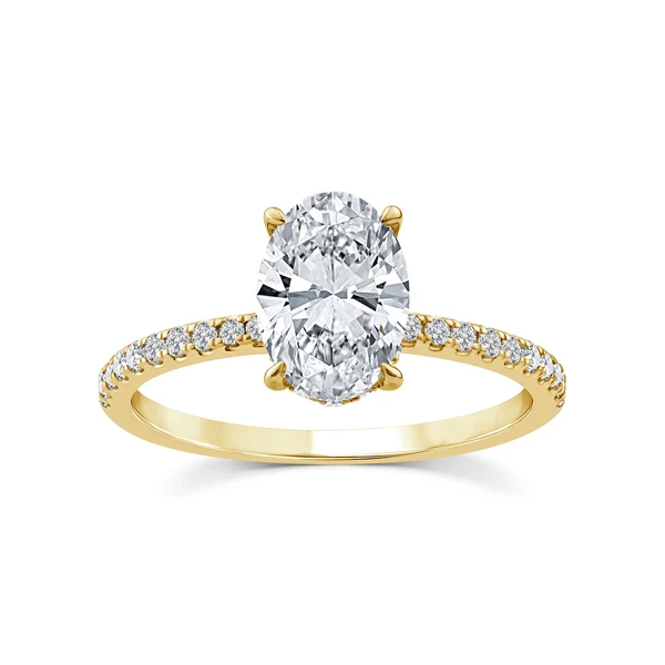 1.75ct Lab Grown Diamond Ring in 9K Yellow Gold