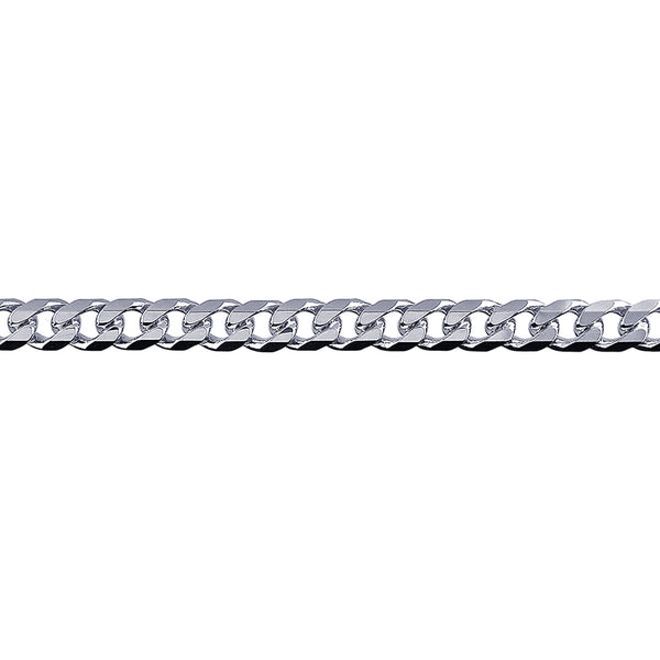 Bevelled Curb Diamond Cut Chain 5.40mm