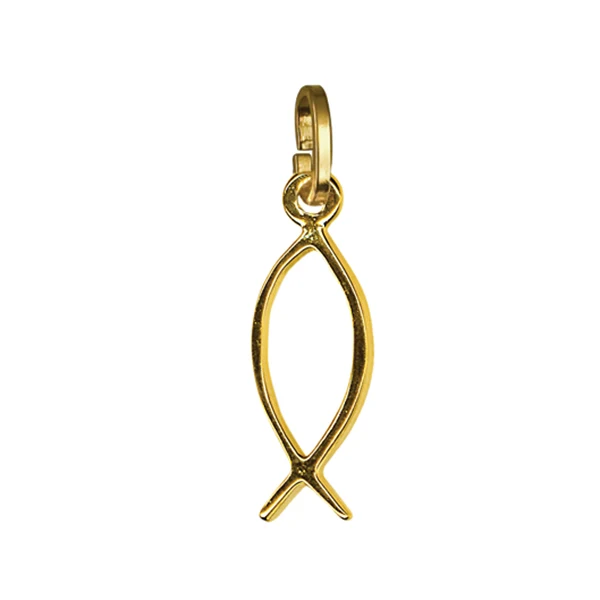 Religious Fish Charm 16mm x 7mm