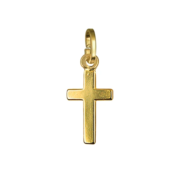 Flat Plain Cross 14mm x 8mm