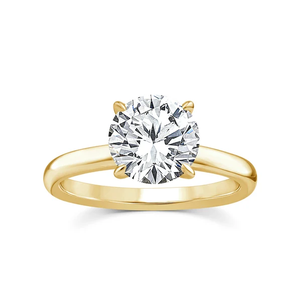 2.00ct Lab Grown Diamond Ring in 9K Yellow Gold