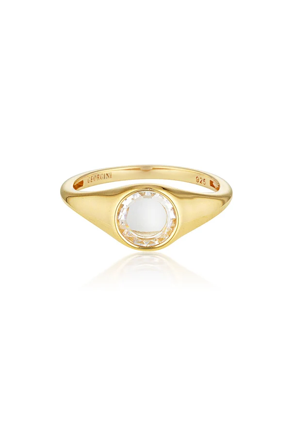 GEORGINI Noel Nights Sliced Stone Ring