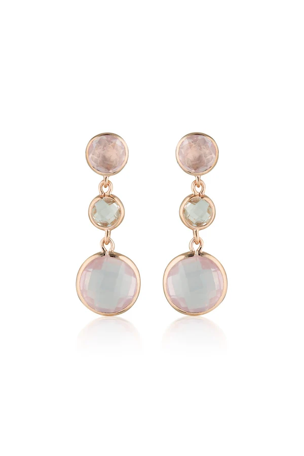 GEORGINI Diantha Quartz Drop Earring