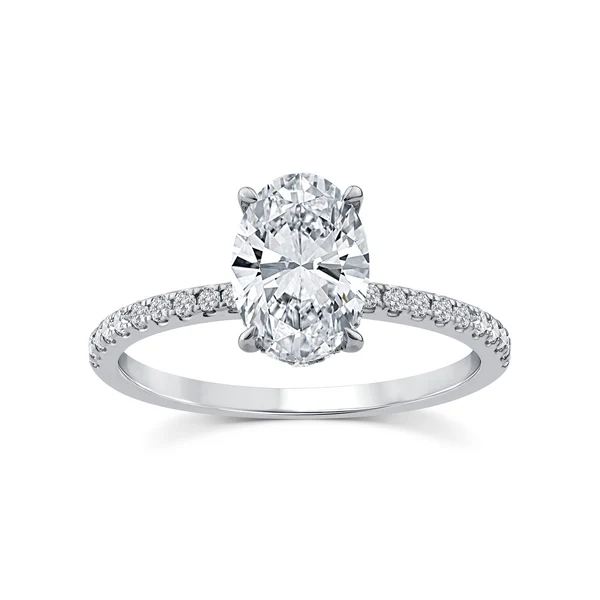 1.75ct Lab Grown Diamond Ring in 9K White Gold