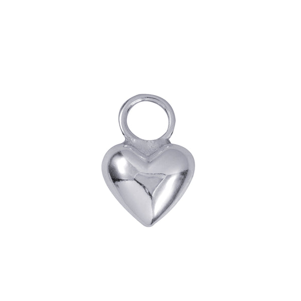Interchangeable Puff Heart Drop Charm