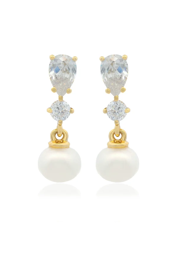 GEORGINI Chic Noel Freshwater Pearl Pyrmont Earrings