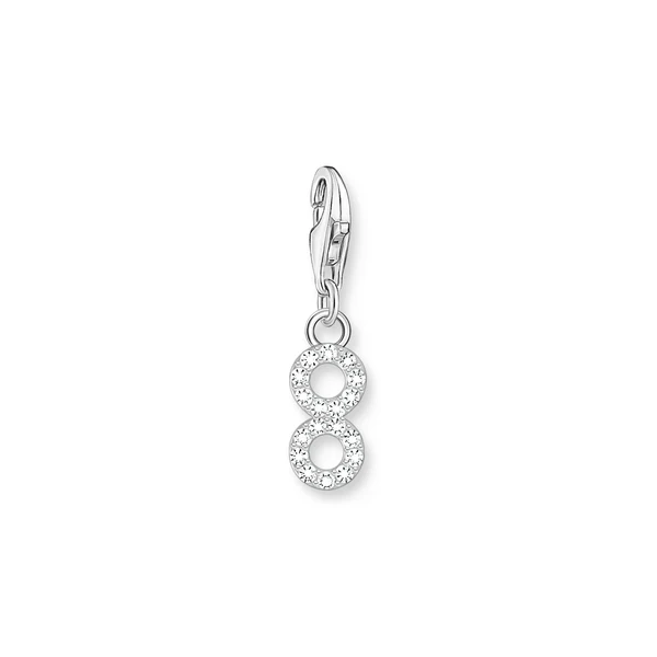THOMAS SABO Charm Pendant Number "8" Silver