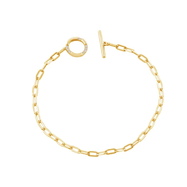 GEORGINI Alchemy Paperclip Fob Bracelet
