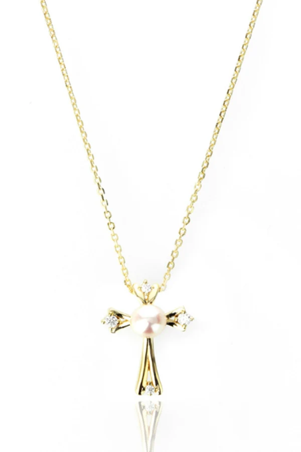 GEORGINI Oceans Freswater Pearl Cross
