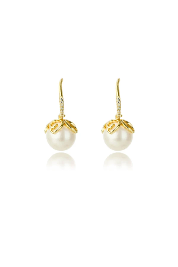 GEORGINI Oceans Palm Cove Freshwater Pearl Earrings