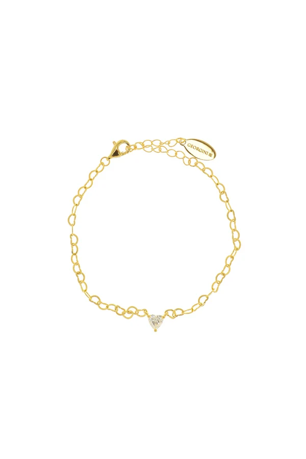 GEORGINI Sweetheart Heart Chain Bracelet