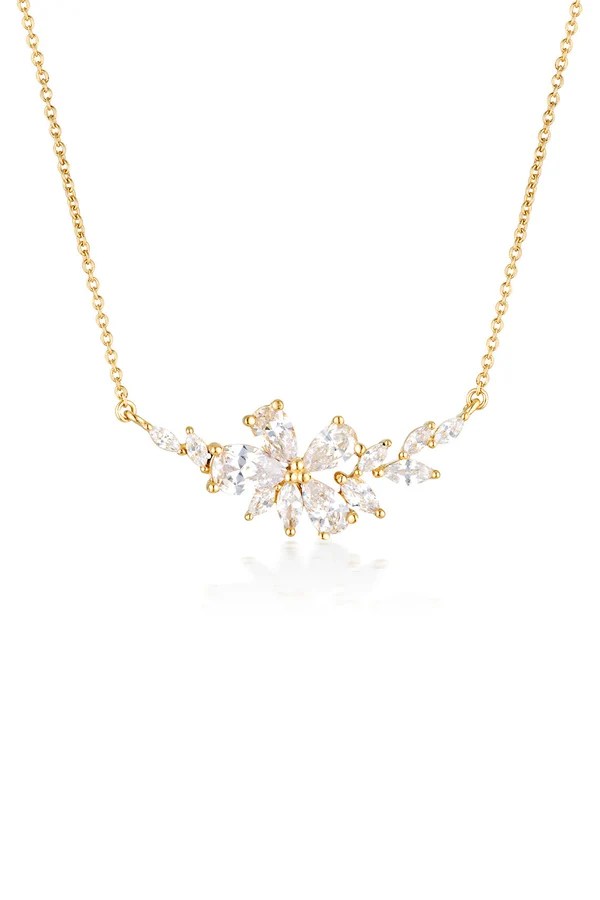 GEORGINI Iconic Bridal Hyacinth Necklace
