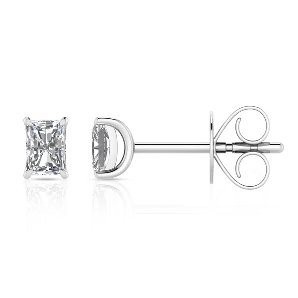 0.50ct Lab Grown Diamond Stud Earrings in 9K White Gold