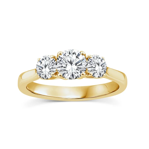 1.00ct Lab Grown Diamond Ring in 9K Yellow Gold