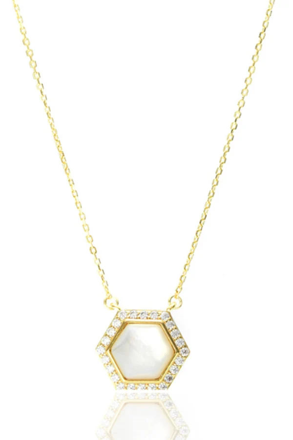 GEORGINI Oceans Torquay Mother Of Pearl Necklace