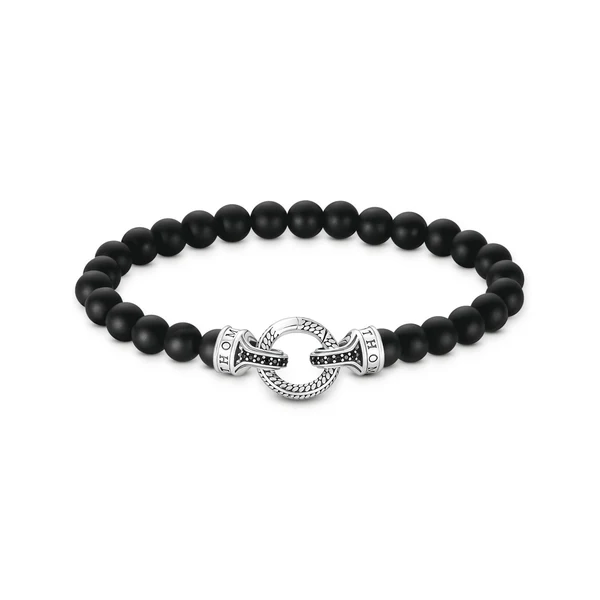 THOMAS SABO Bead Bracelet Obsidian
