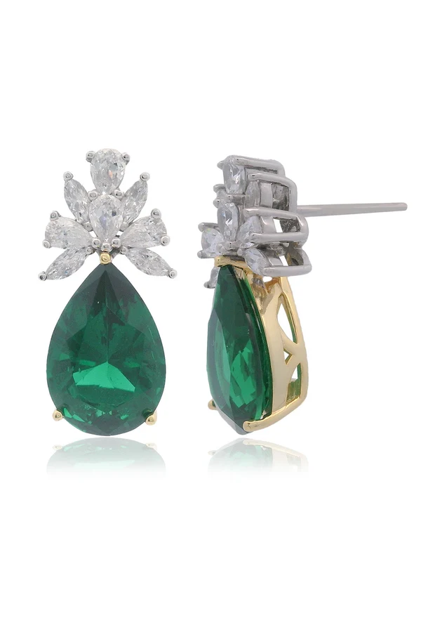 GEORGINI Chic Noel Two-Tone Earrings