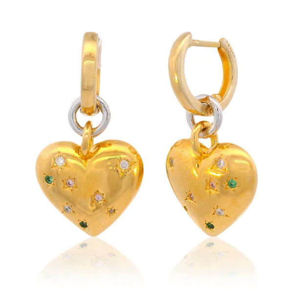 GEORGINI Forever Hearts Pop Goes My Heart Earrings
