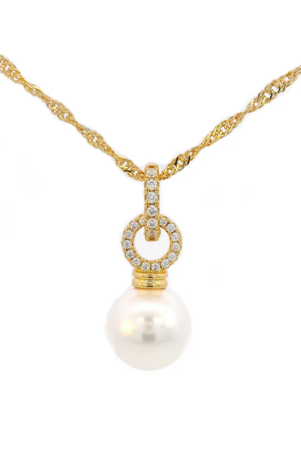 GEORGINI Adagio Pearl Duo Pendant