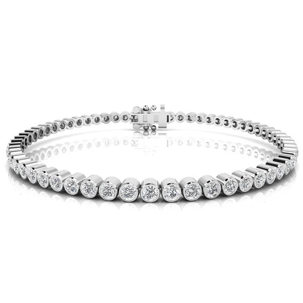 3.00ct Lab Grown Diamond Bracelet in 9K White Gold