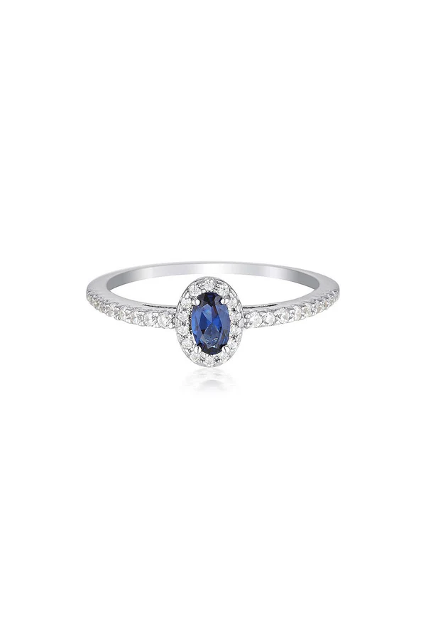 GEORGINI Aurora Glow Ring /Sapphire