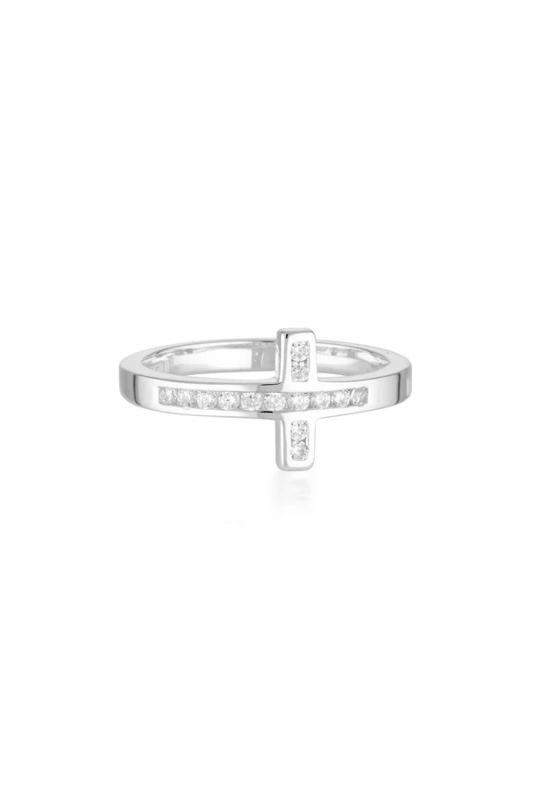GEORGINI Spiritus Wrap Cross Ring