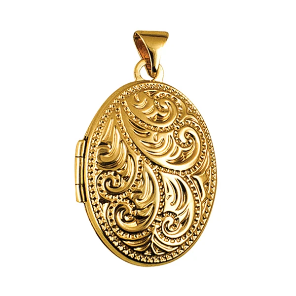Oval Locket 21x15mm L229