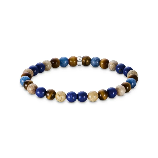 THOMAS SABO Earth and blue beads bracelet