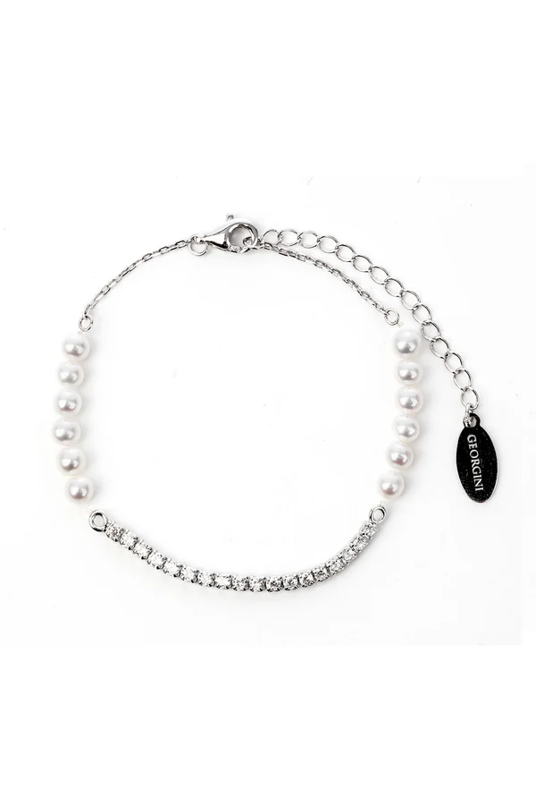 GEORGINI Oceans Whitehaven Freshwater Pearl Tennis Bracelet