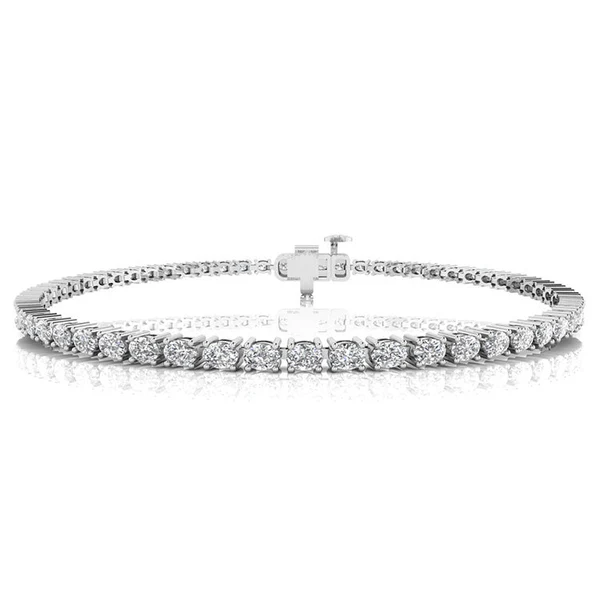 3.00ct Lab Grown Diamond Bracelet in 9K White Gold