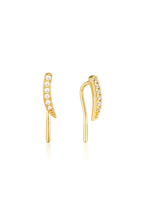 GEORGINI Summer Sorbet Vanilla Vine Earrings Small
