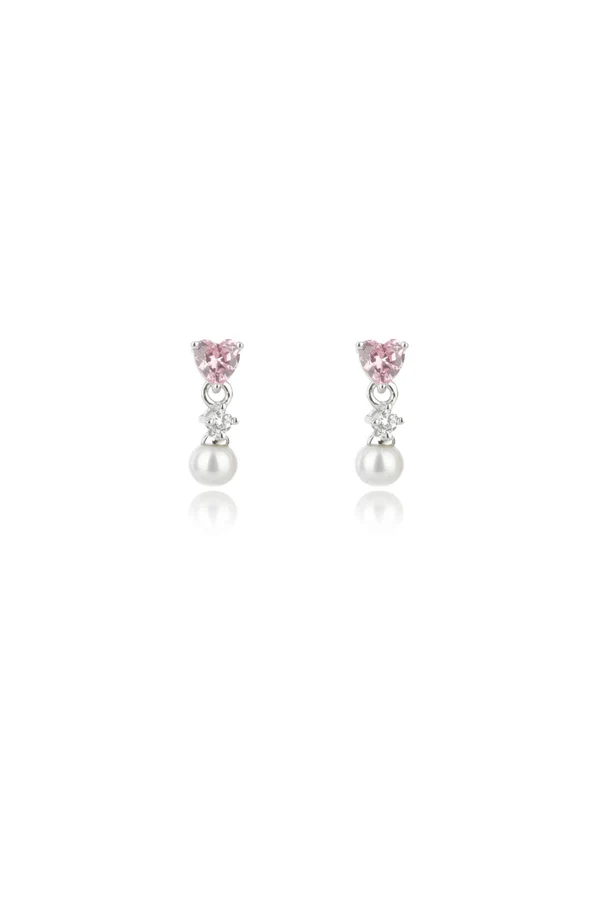 GEORGINI Sweetheart Mini Heart Freshwater Pearl Droplet