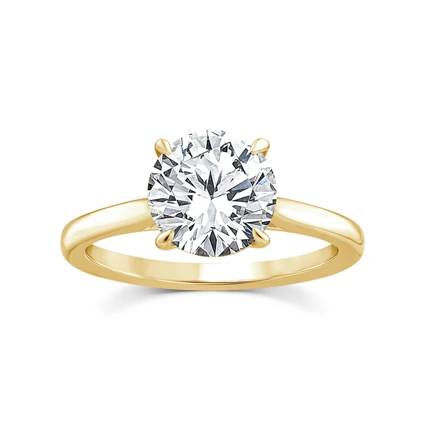 2.00ct Lab Grown Diamond Ring in 9K Yellow Gold
