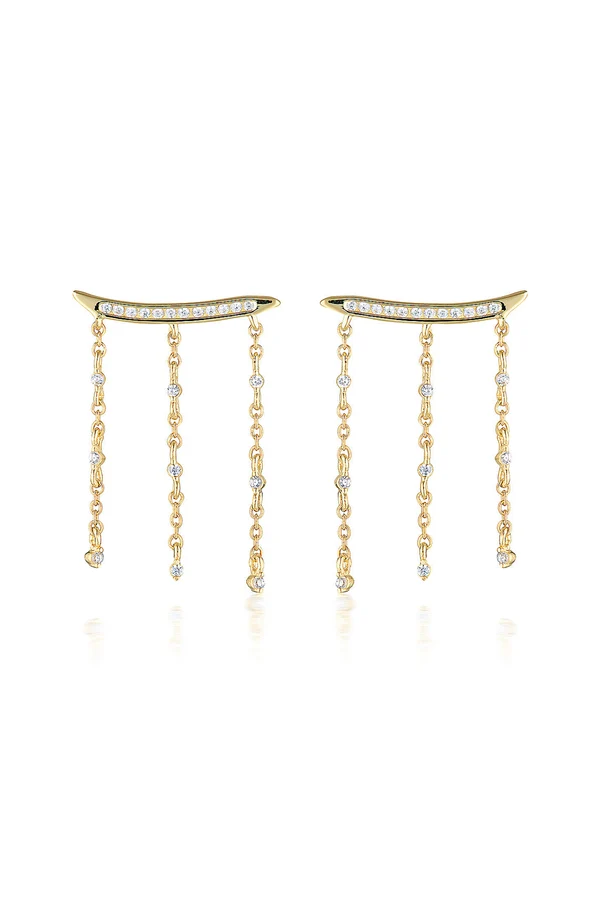 GEORGINI Red Carpet Billboard Earrings