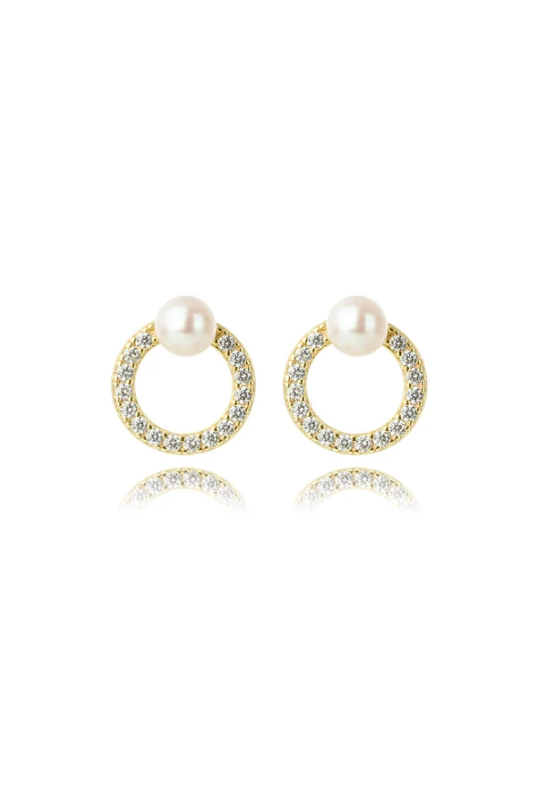 GEORGINI Oceans Byron Freshwater Pearl Earrings